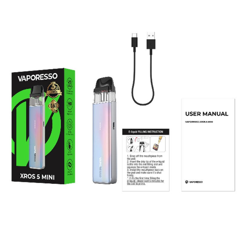 vaporesso xros 5 mini package