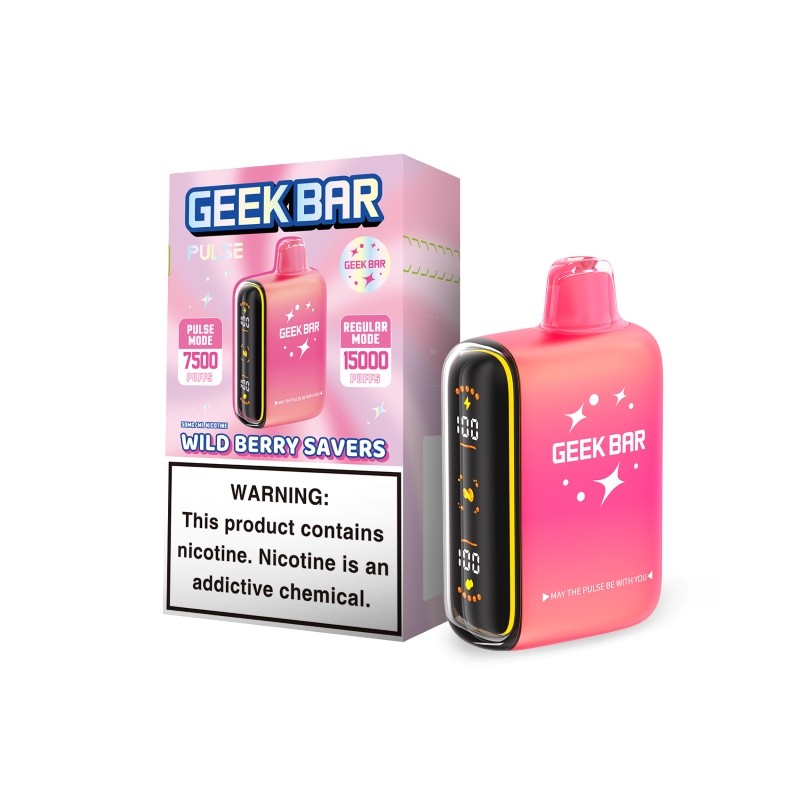wild berry savers geek bar pulse 15000 savers edition