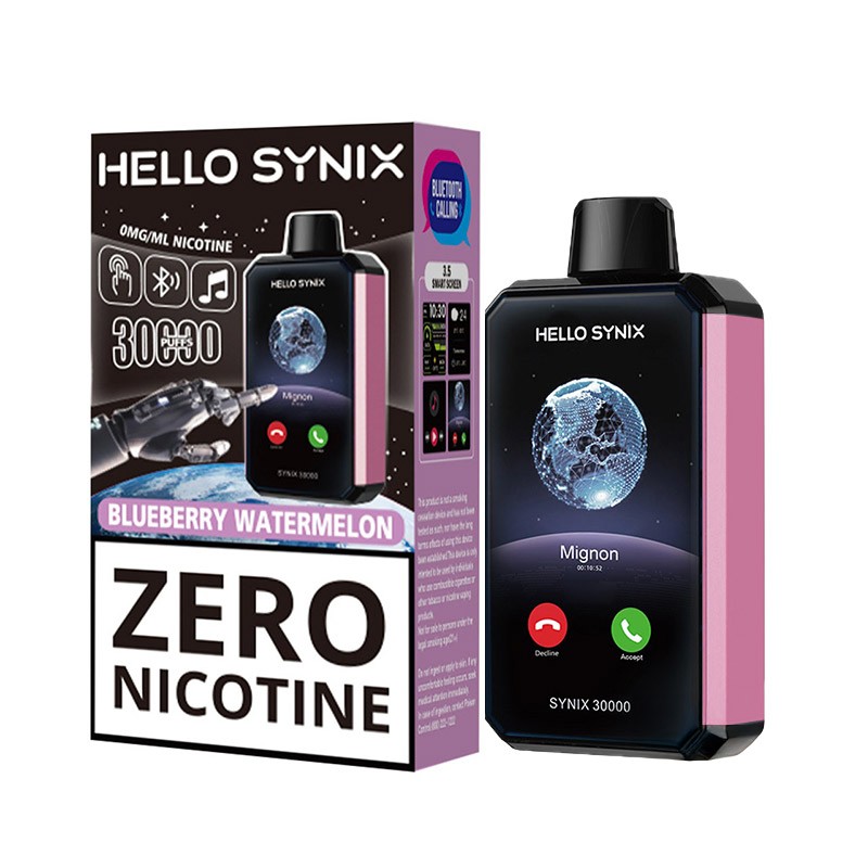 blueberry watermelon hello synix 30k zero nicotine