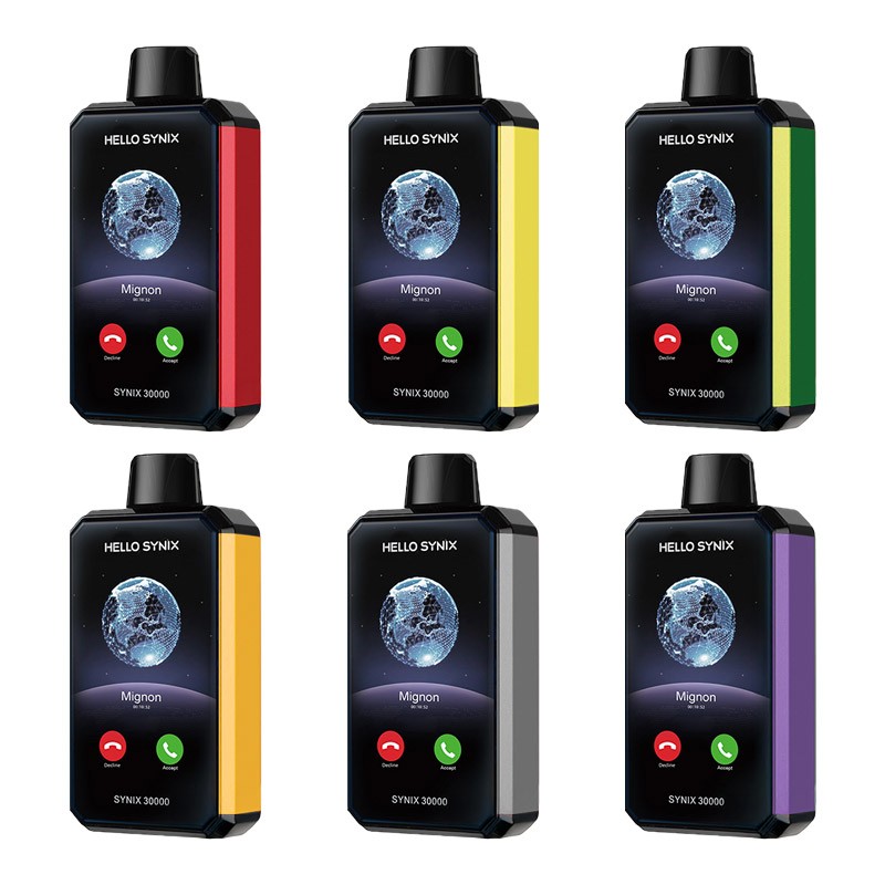 hello synix 30k zero nicotine all flavors