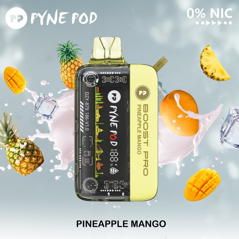 pineapple mango pyne pod boost pro 20k zero nicotine
