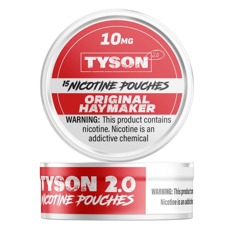 original haymaker 10mg tyson 2.0 nicotine pouches