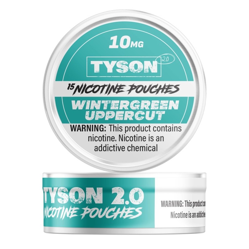 wintergreen uppercut 10mg tyson 2.0 nicotine pouches