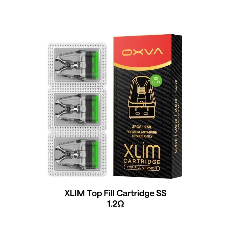 1.2ohm oxva xlim top fill ss replacement pod