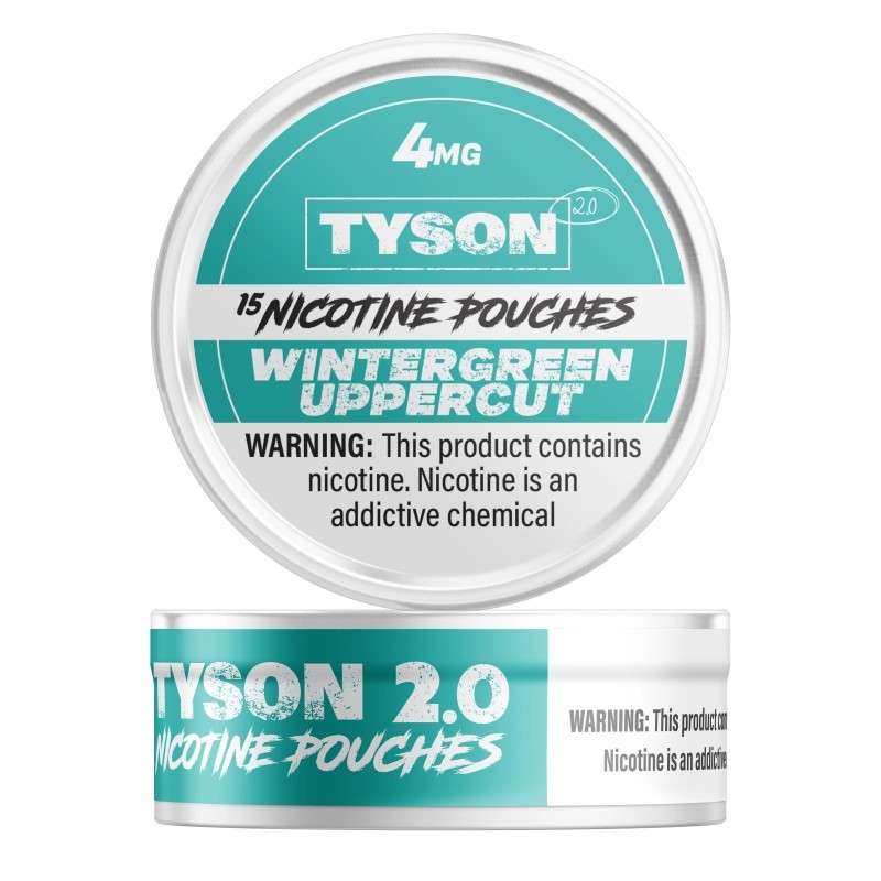 wintergreen uppercut 4mg tyson 2.0 nicotine pouches