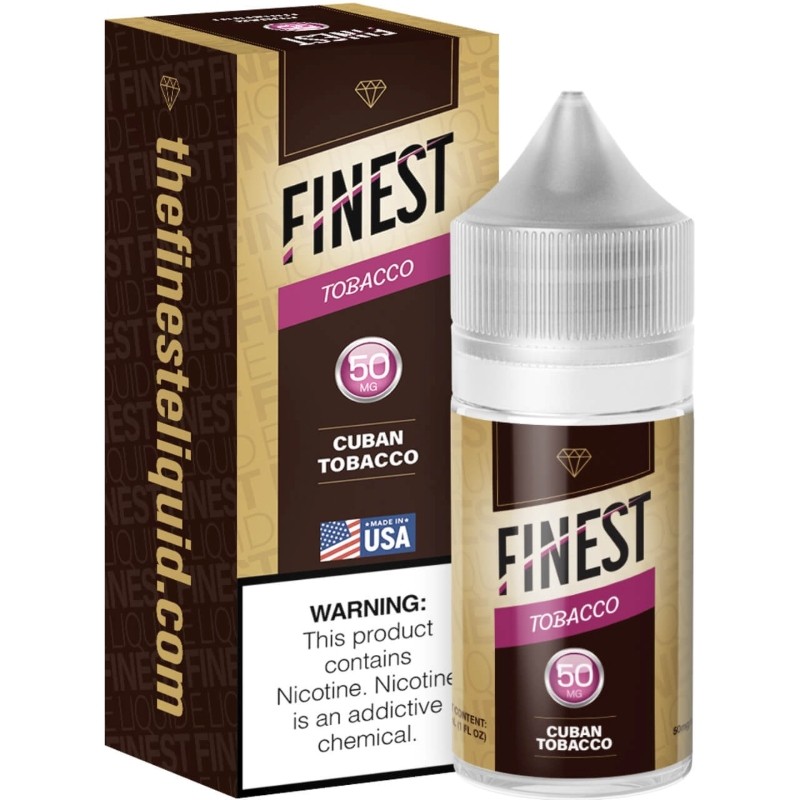 50mg finest tobacco edition cuban tobacco nicotine salt e-juice