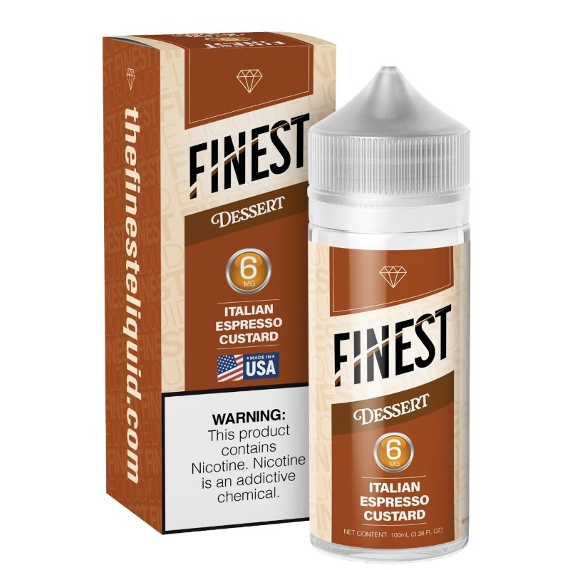 6mg finest dessert edition italian espresso custard e-juice