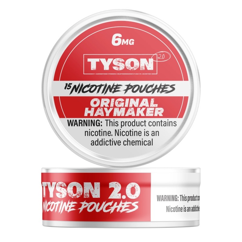 original haymaker 6mg tyson 2.0 nicotine pouches