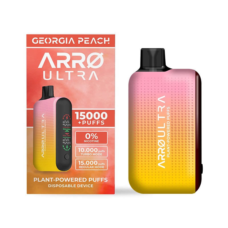 georgia peach arro ultra 15000 zero nicotine