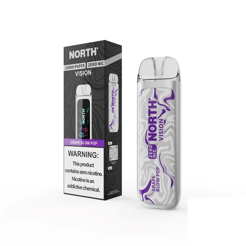 grape blow pop north vision 15k zero nicotine