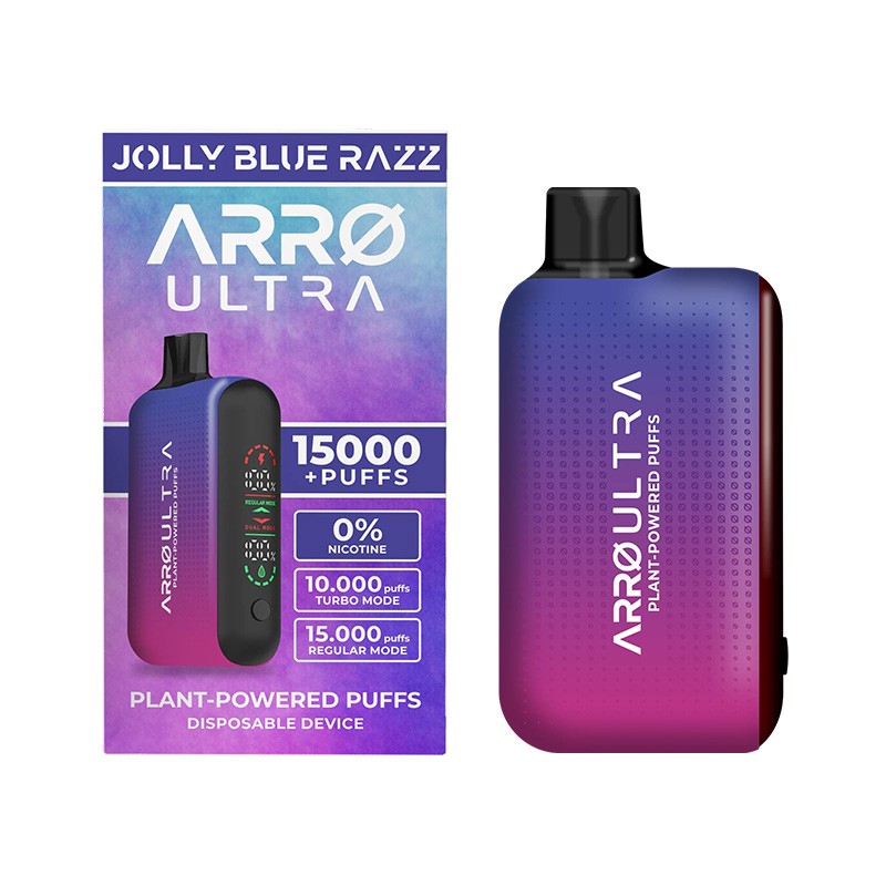 jolly blue razz arro ultra 15000 zero nicotine