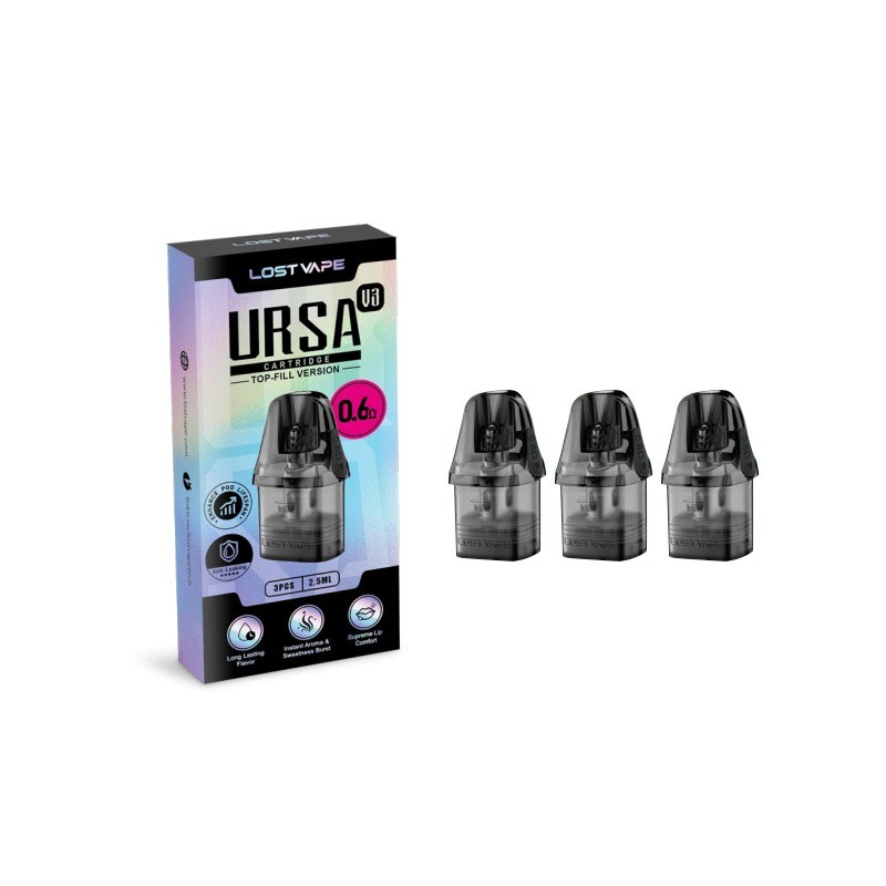 0.6ohm lost vape ursa v3 replacement pod