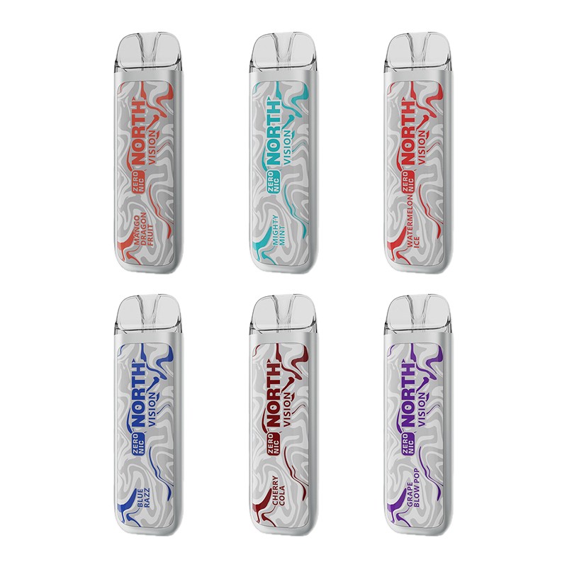 north vision 15k zero nicotine all flavors