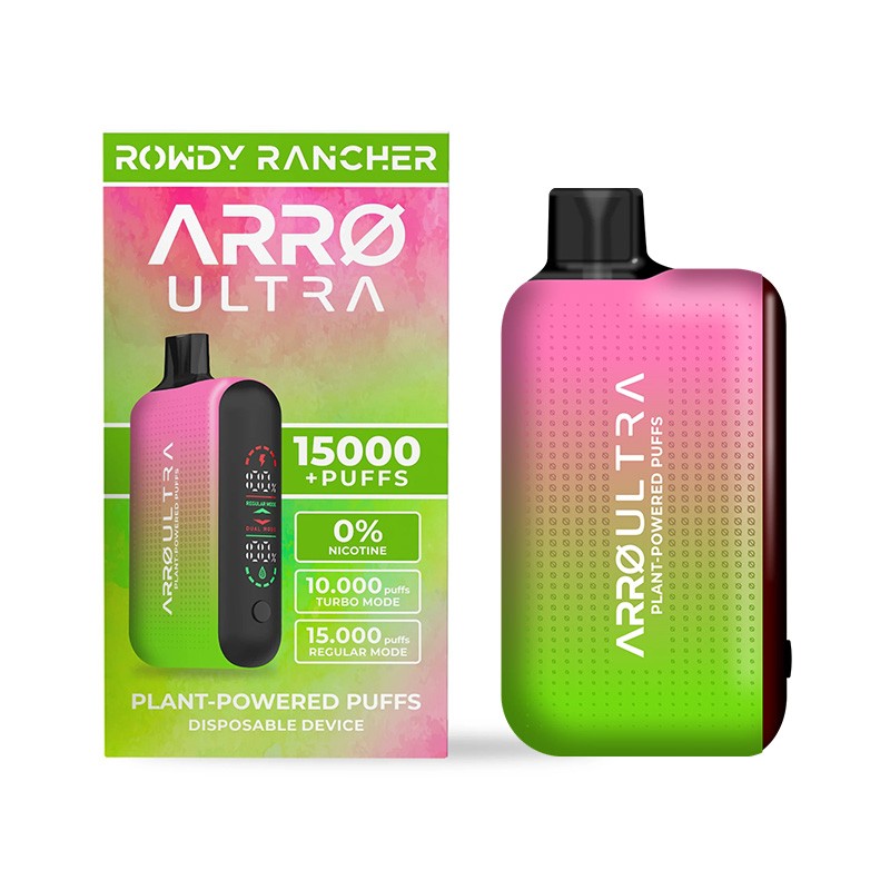 rowdy rancher arro ultra 15000 zero nicotine