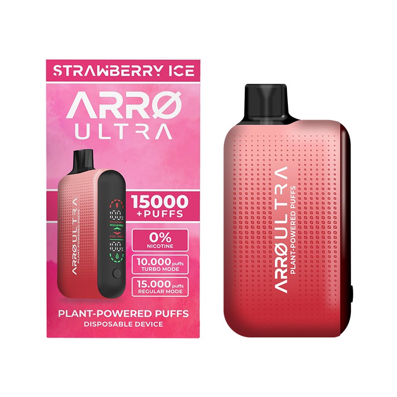 strawberry ice arro ultra 15000 zero nicotine