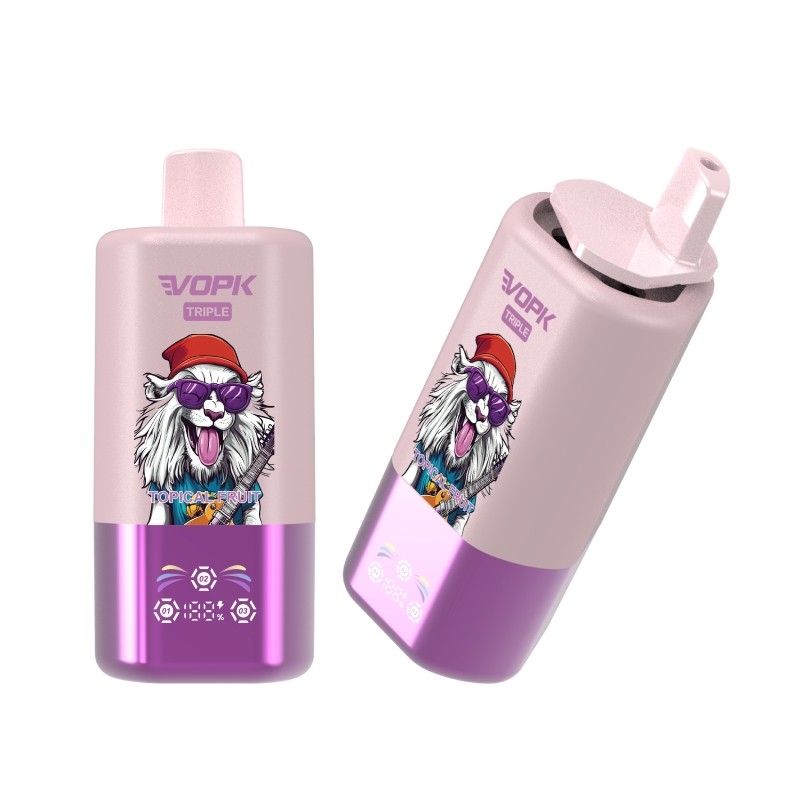 double apple ice/tropical fruit/strawberry watermelon bubblegum vopk triple 60k