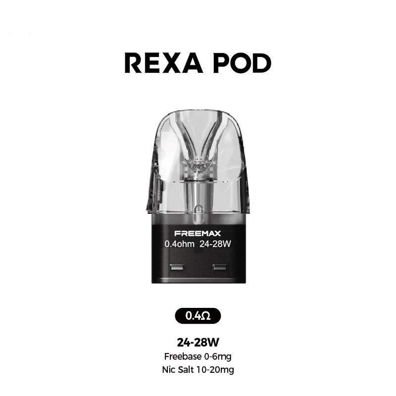 3ml 0.4ohm freemax rexa replacement pod cartridge