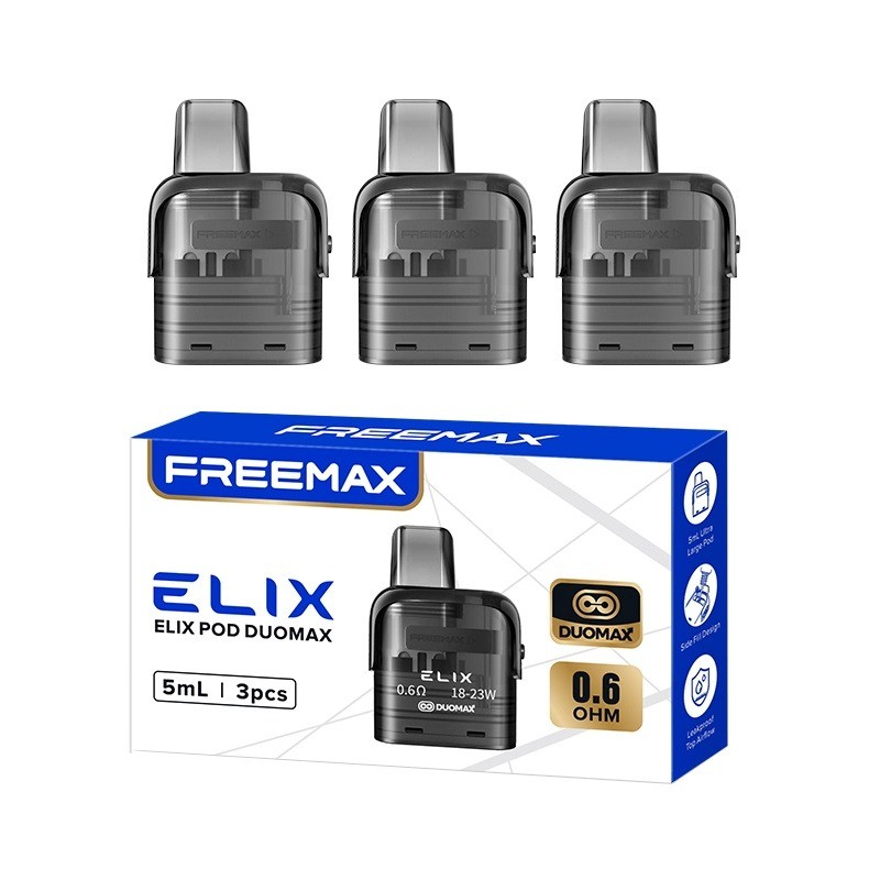0.6ohm (duomax) freemax elix replacement pod