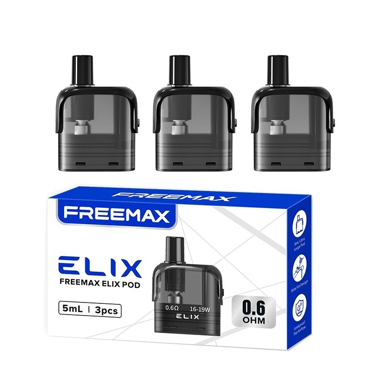 0.6ohm freemax elix replacement pod