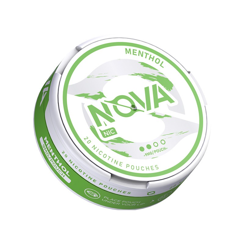 9mg menthol nova nicotine pouches