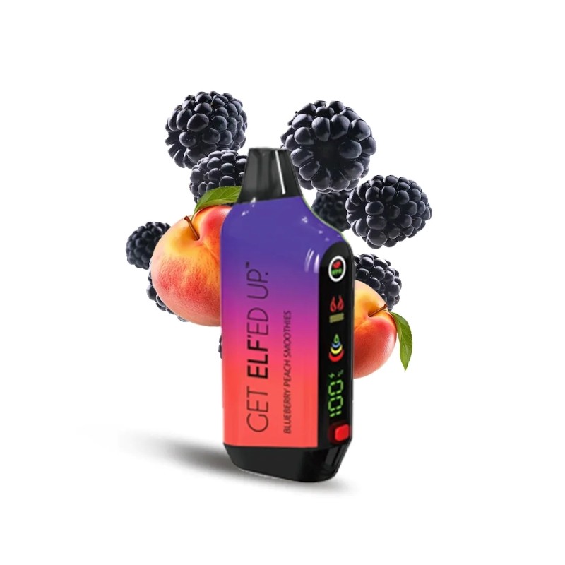 blueberry peach smoothies get elf'ed up vpr 32000