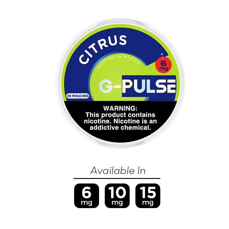 g-pulse citrus nicotine pouches