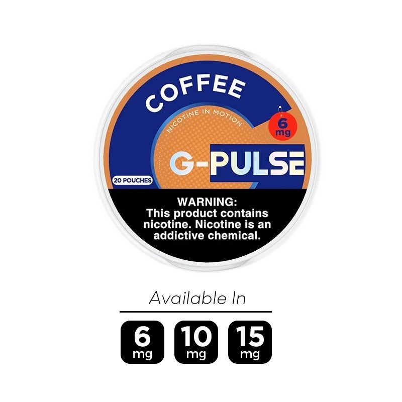 g-pulse coffee nicotine pouches