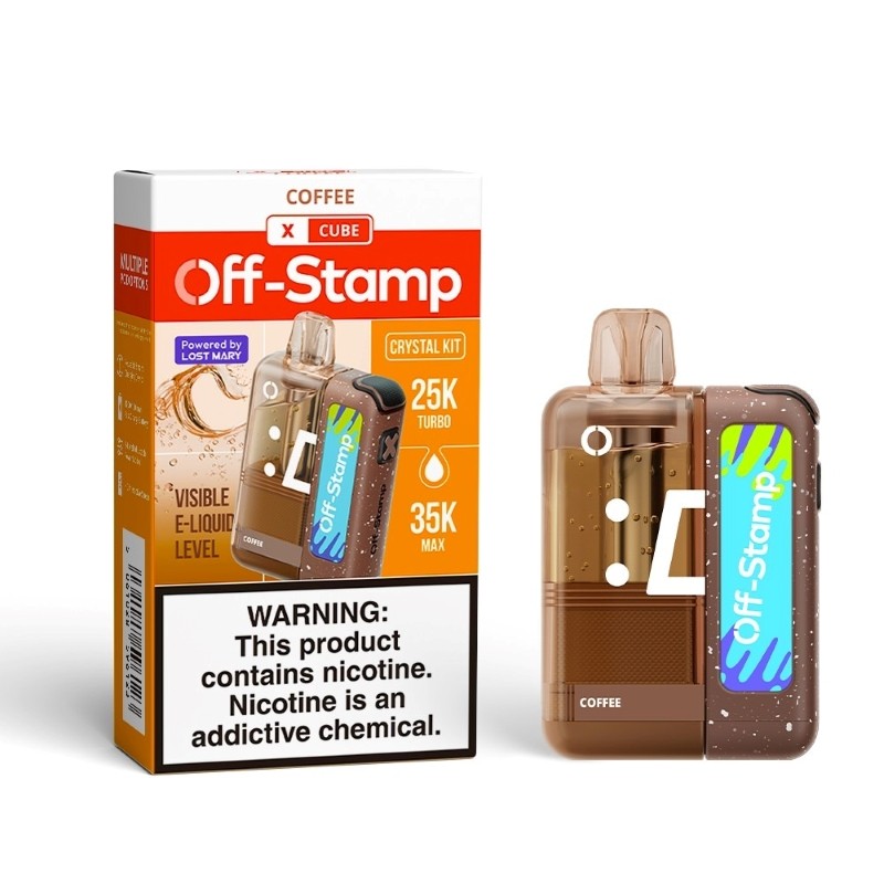 coffee off-stamp x cube crystal cube 35k