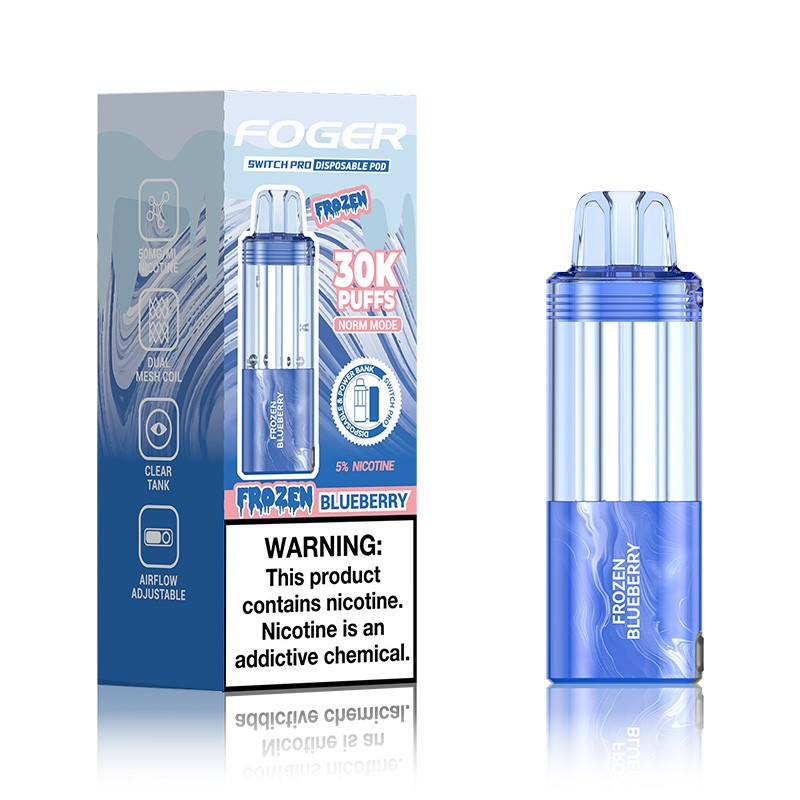 frozen blueberry foger switch pro 30000 disposable pod