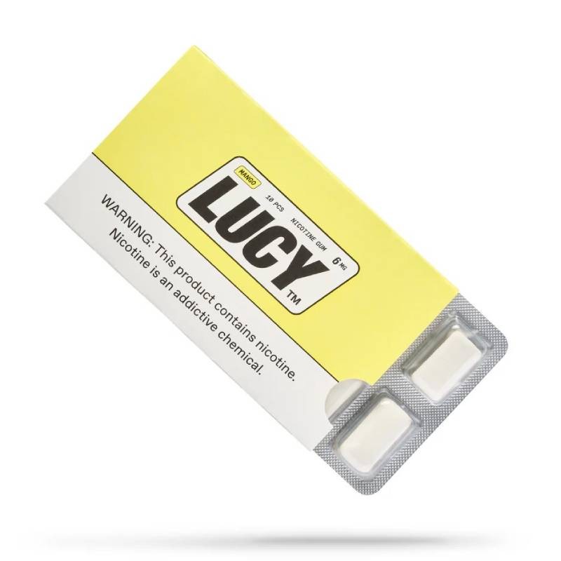 lucy mango nicotine gum