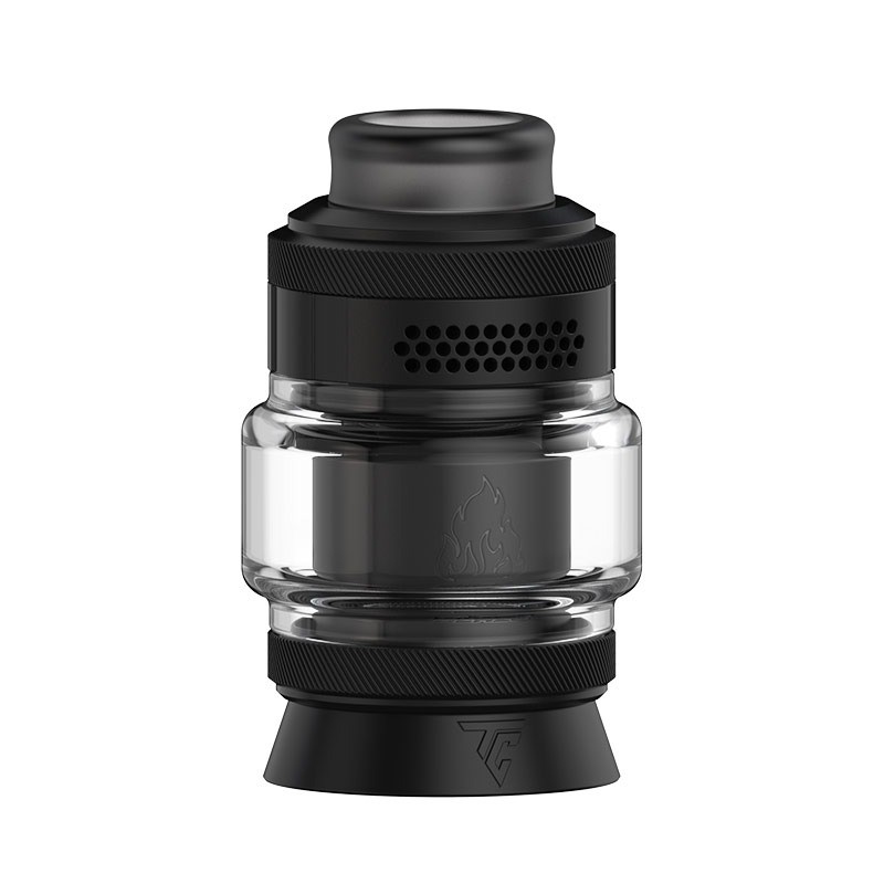 matte black thunder cloud x mike vapes blaze solo 2 rta