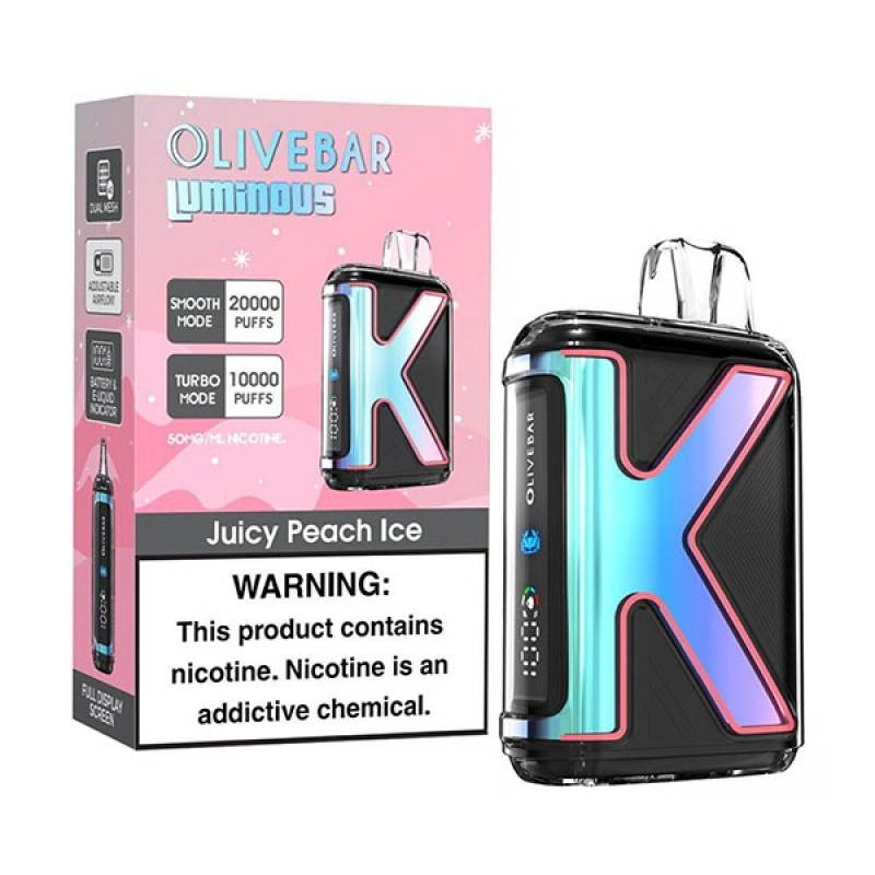 juicy peach ice olive bar luminous 20k