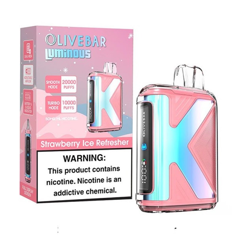 strawberry ice refresher olive bar luminous 20k