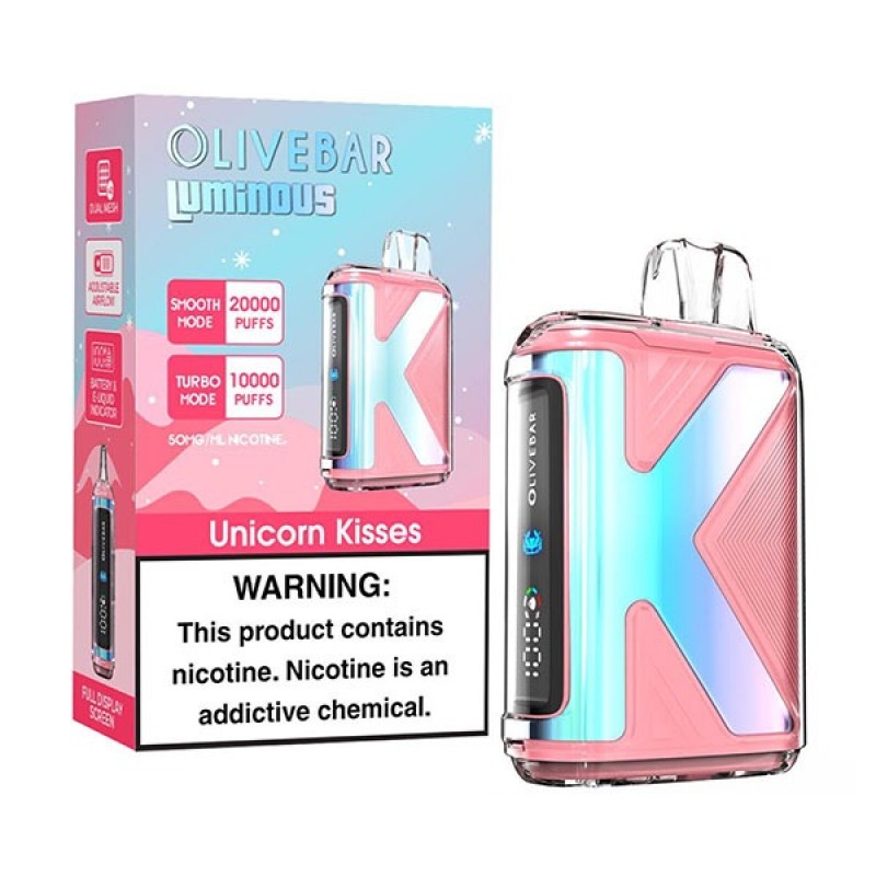 unicorn kisses olive bar luminous 20k