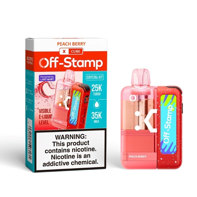peach berry off-stamp x cube crystal cube 35k