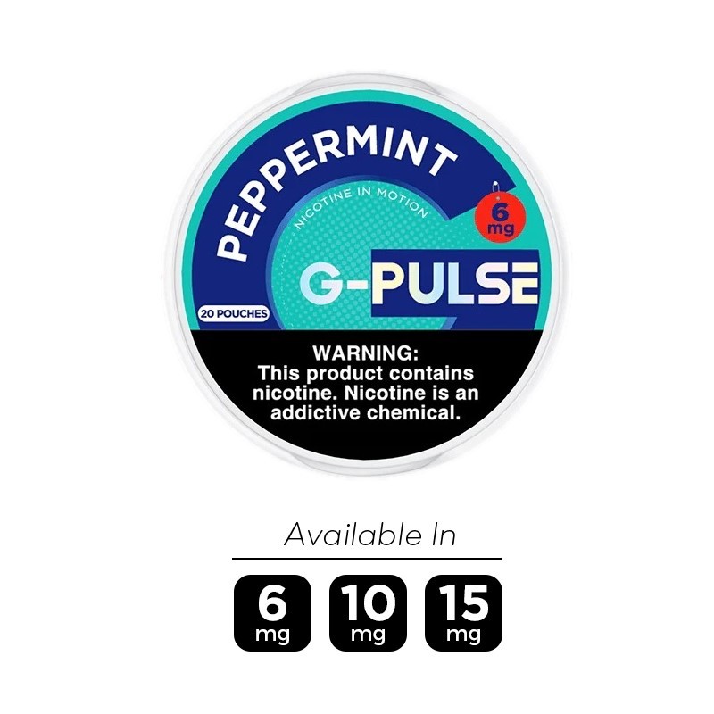 g-pulse peppermint nicotine pouches