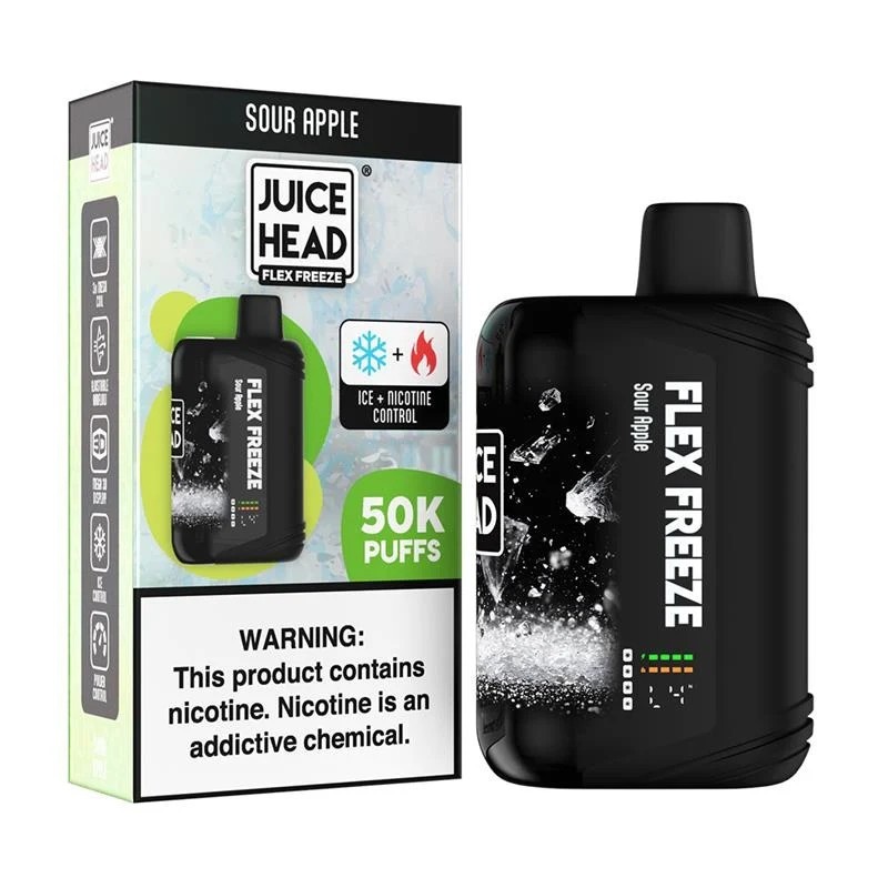 sour apple juice head flex freeze 50k