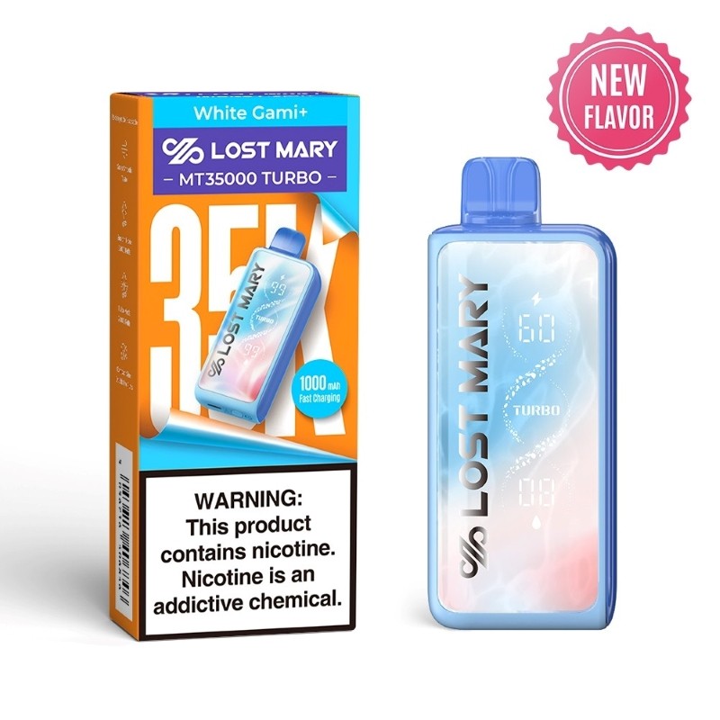white gami+ lost mary mt35000 turbo