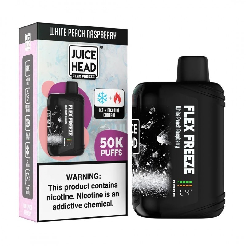 white peach raspberry juice head flex freeze 50k