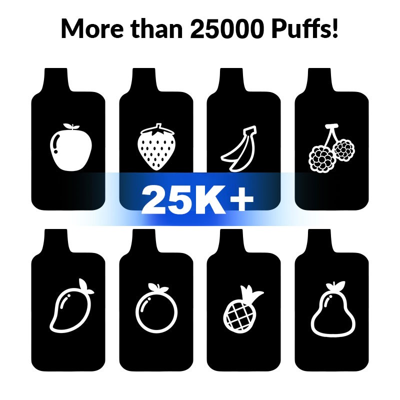 25000+ puffs disposable vape
