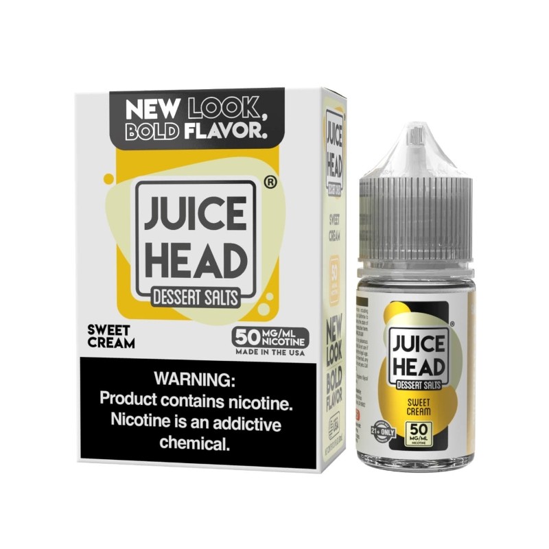 50mg juice head dessert salts sweet cream e-juice