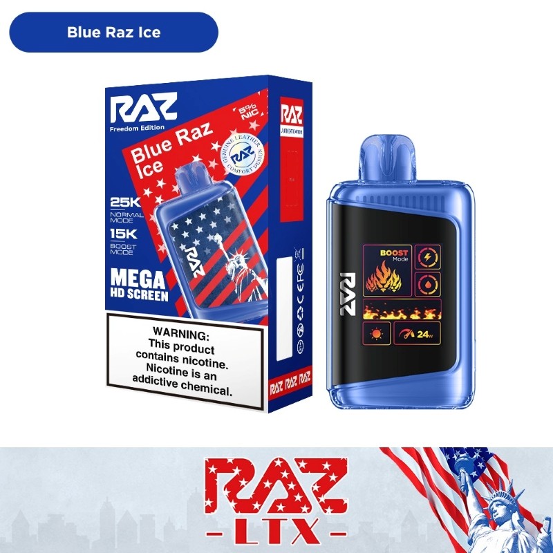 blue raz ice raz ltx 25k freedom edition