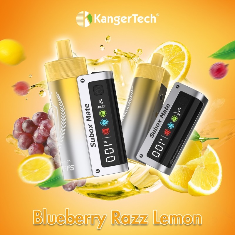 blueberry razz lemon kanger subox mate 50k d-pod disposable vape