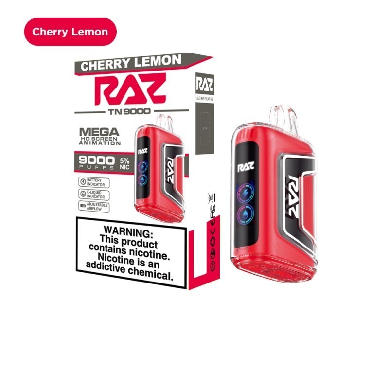 cherry lemon raz vape tn9000