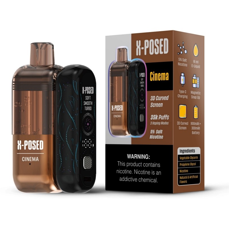 cinema (popcorn) x-posed 35k disposable vape