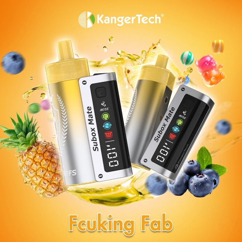 fcuking fab kanger subox mate 50k d-pod disposable vape