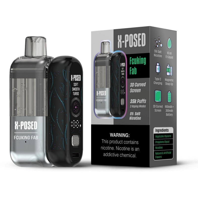 fcuking fab x-posed 35k disposable vape