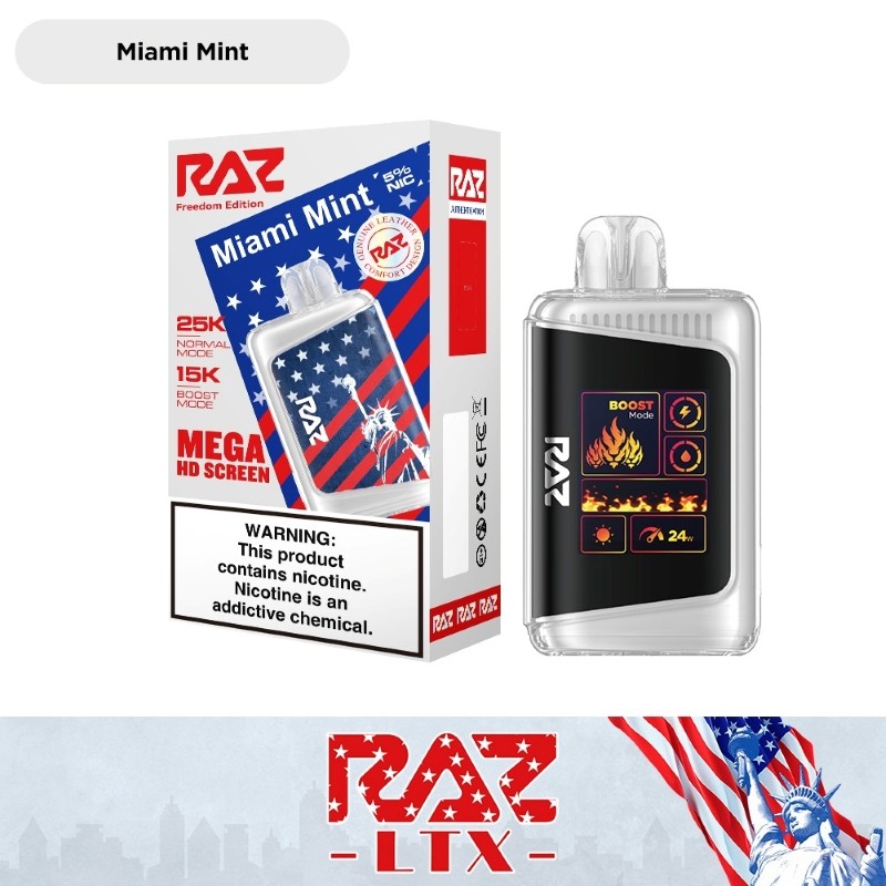 miami mint raz ltx 25k freedom edition