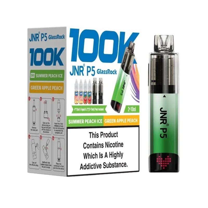 summer peach ice green apple peach jnr p5 glassrock 100k