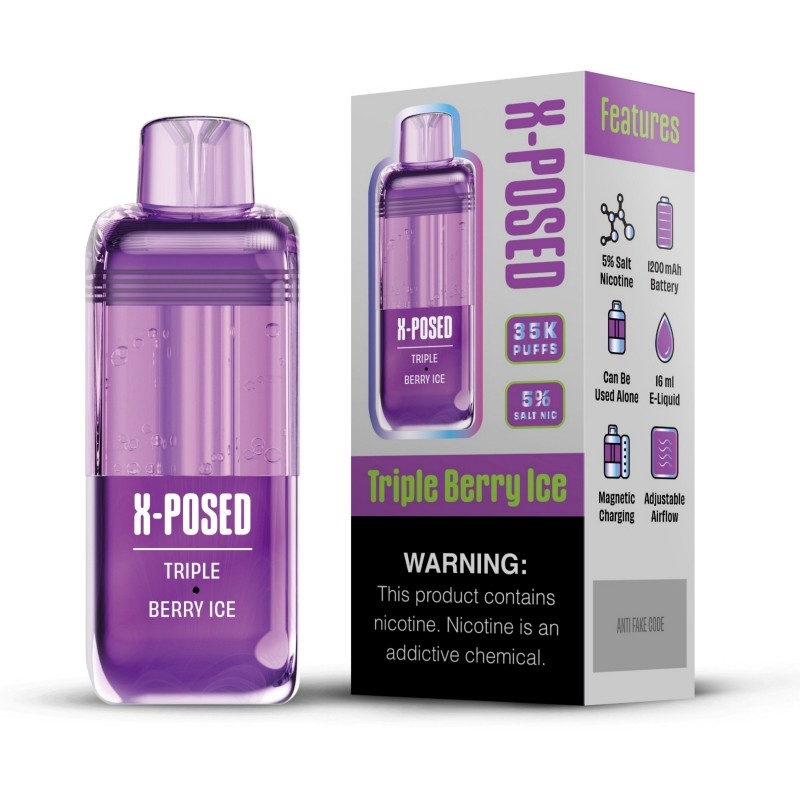 triple berry ice x-posed 35k pod